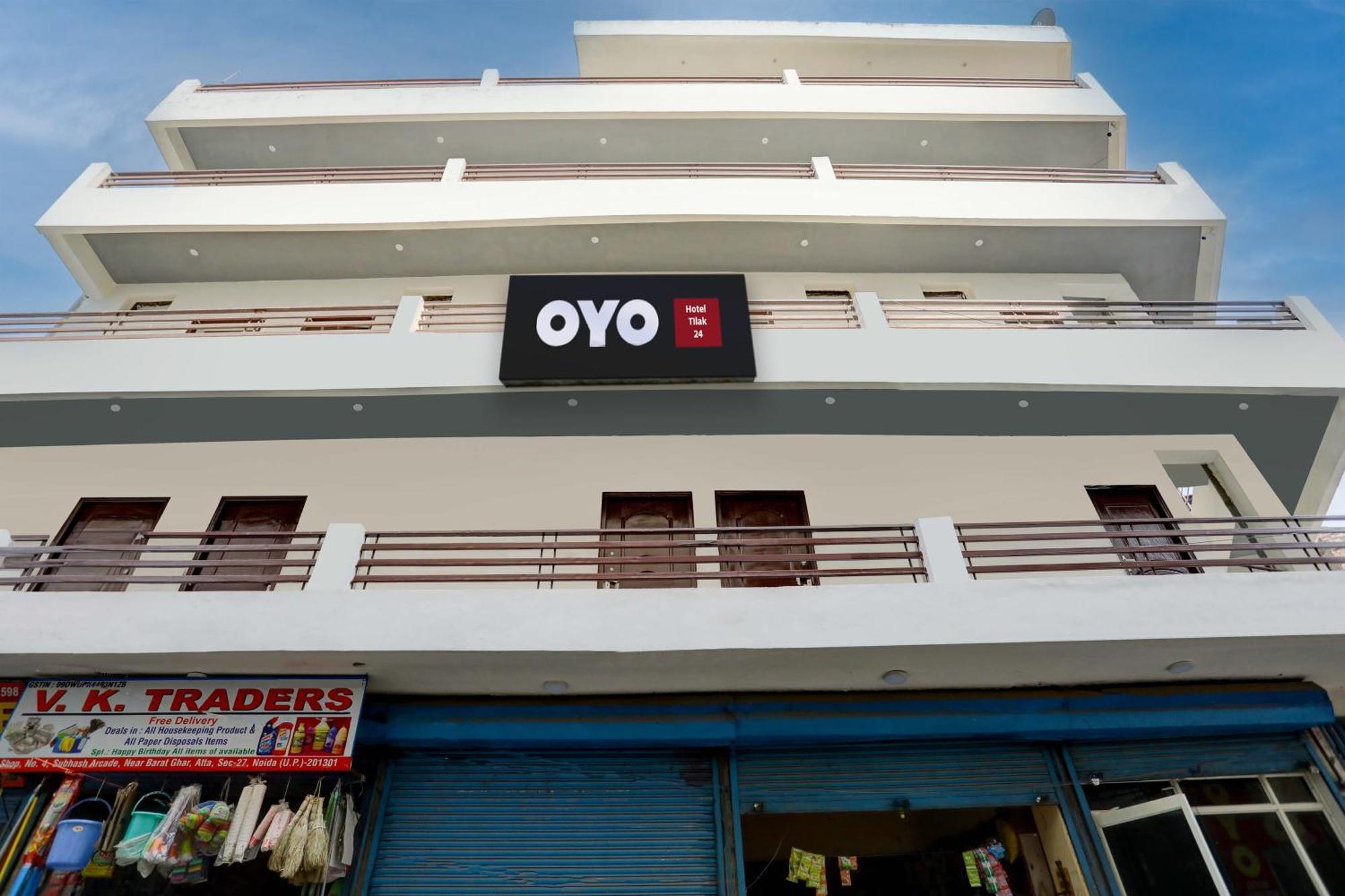 Hotel O Tilak Hotel 24 Sector 27 Near By Vinayak Hospital Gali No-6 نويدا المظهر الخارجي الصورة